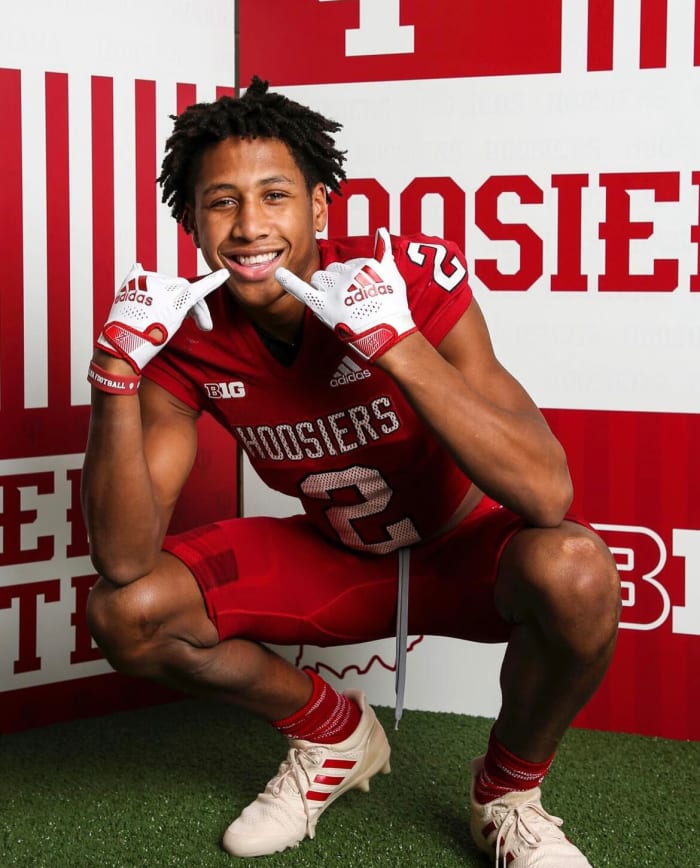 Garrett Reese pictured on his visit to Indiana.